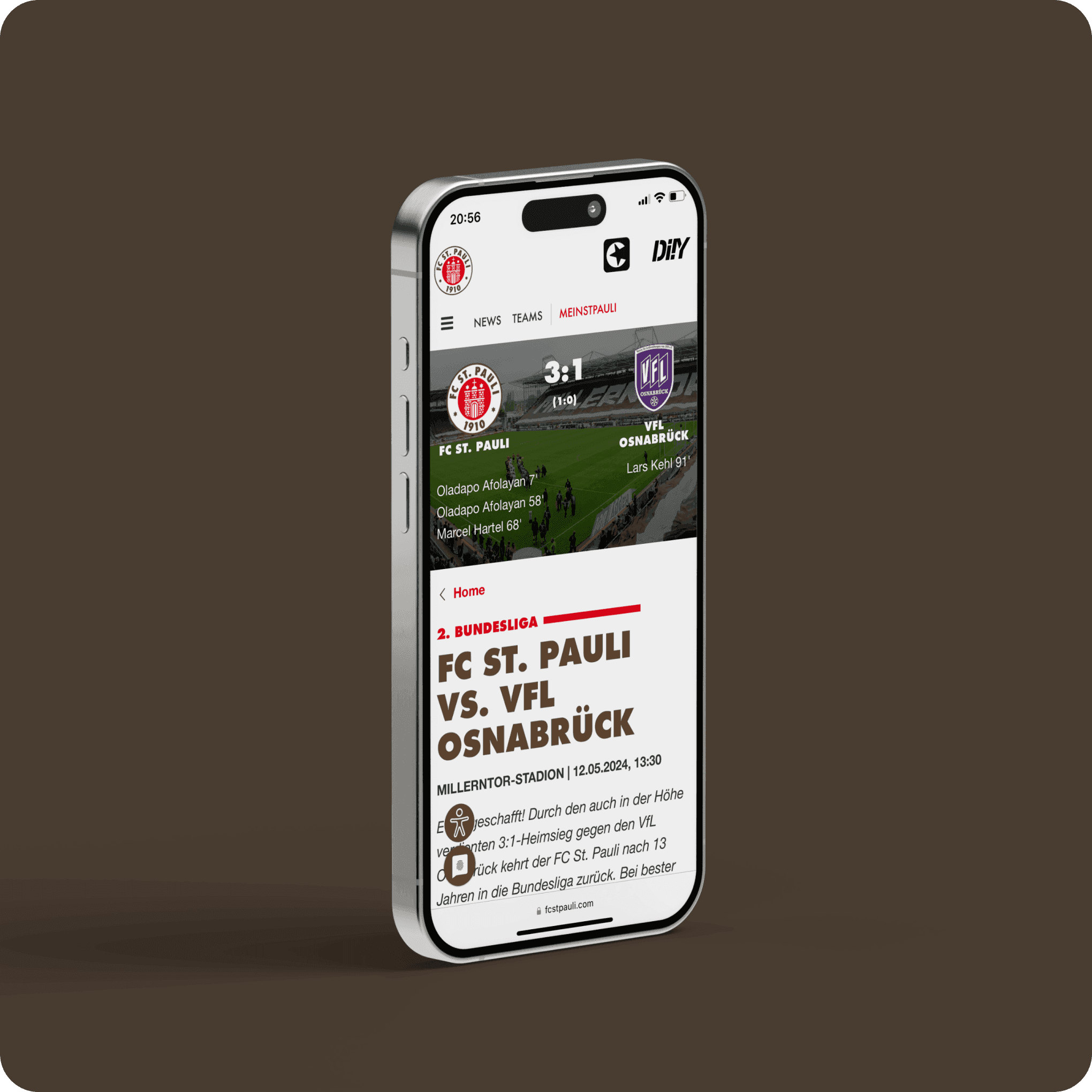 FC St. Pauli – Projekteindruck