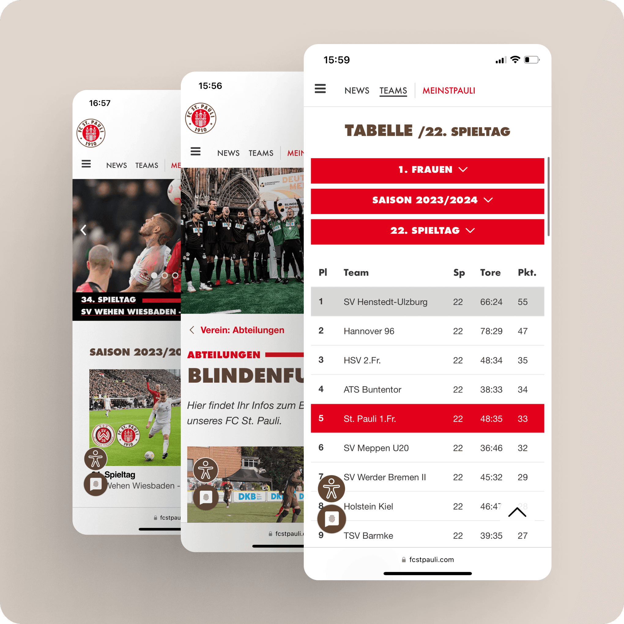 FC St. Pauli – Projekteindruck