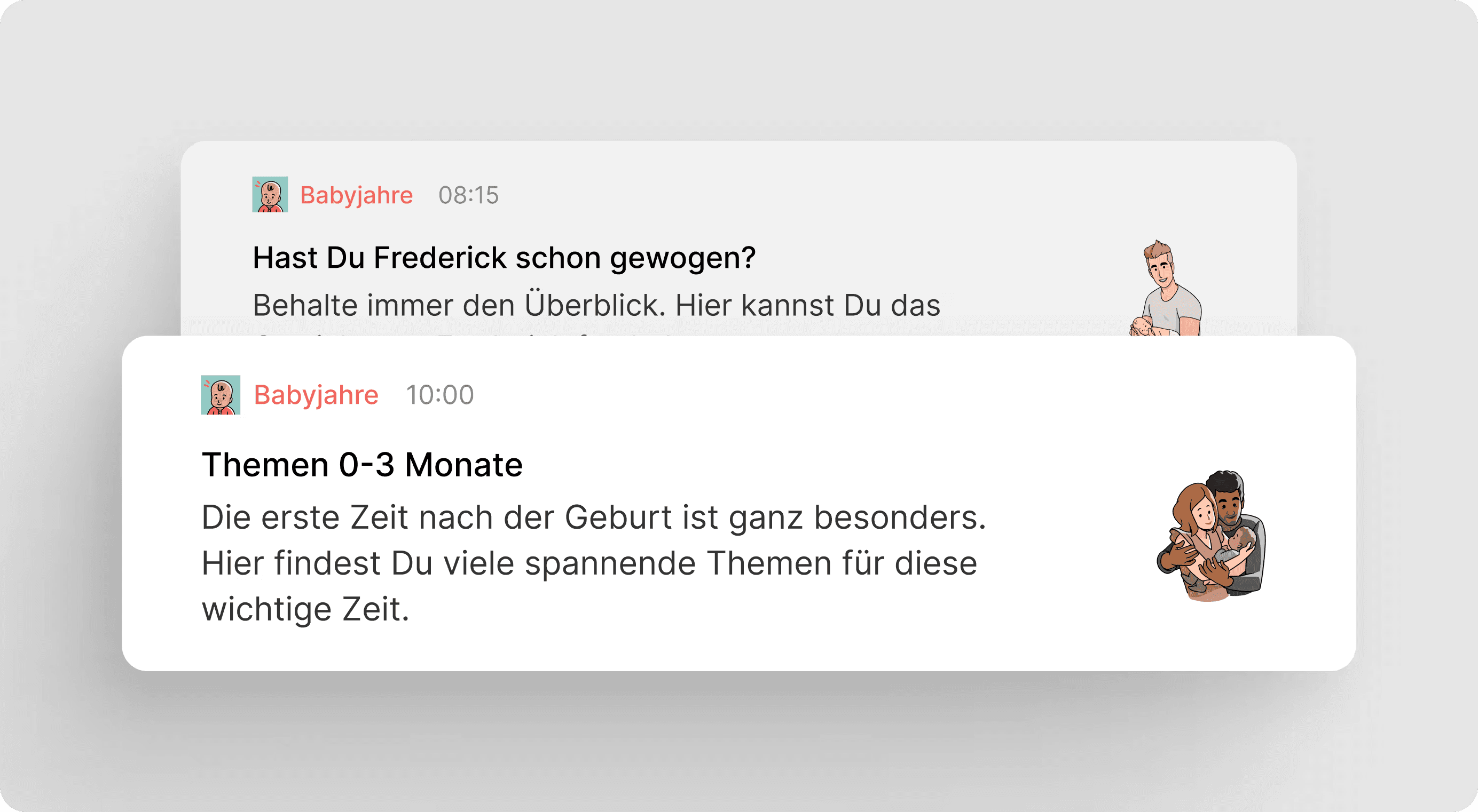 Babyjahre-App – Einblick ins Projekt