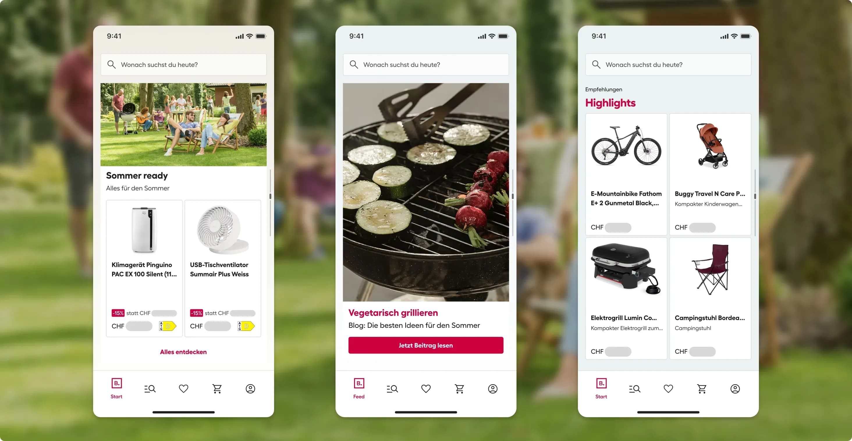 Brack-App – Theme-Varianten